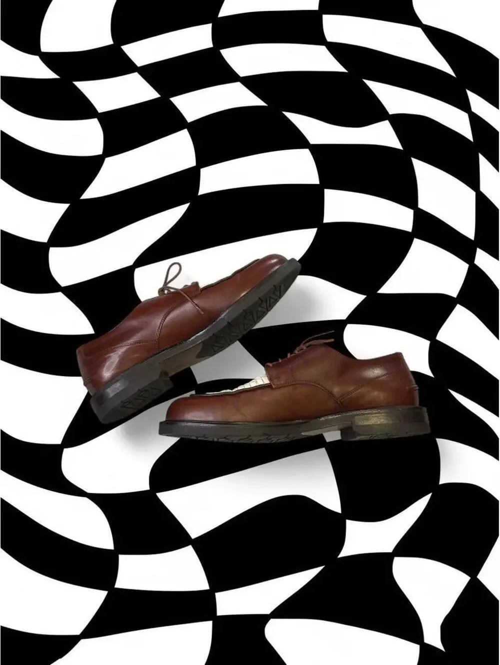 Johnston & Murphy Brown leather oxfords with a vintage vibe